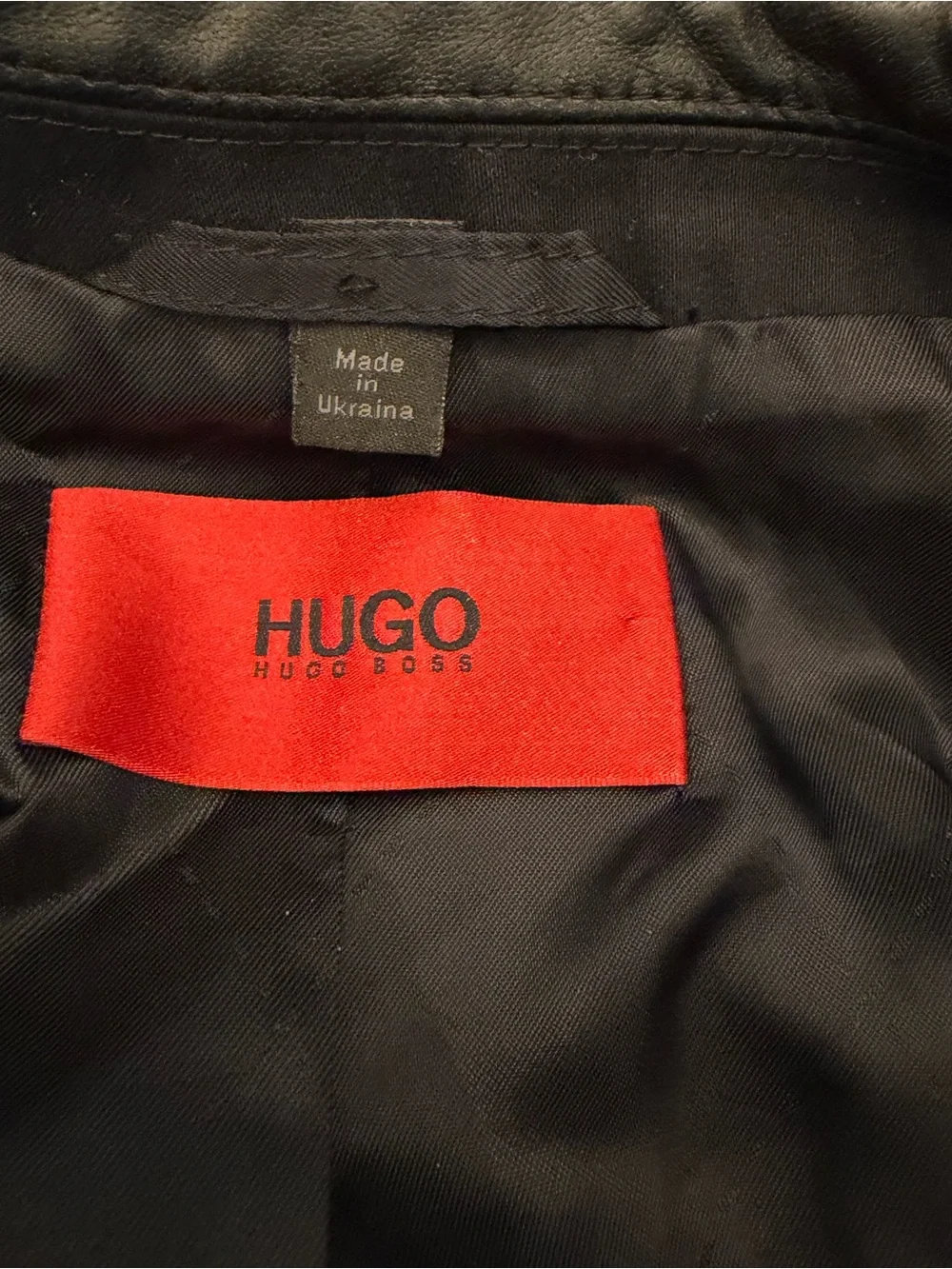 Hugo Hugo Boss Red Label Men's Black Two Button Slim Fit Sport Coat Blazer 40R